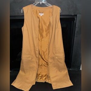 Merona Camel Duster Vest